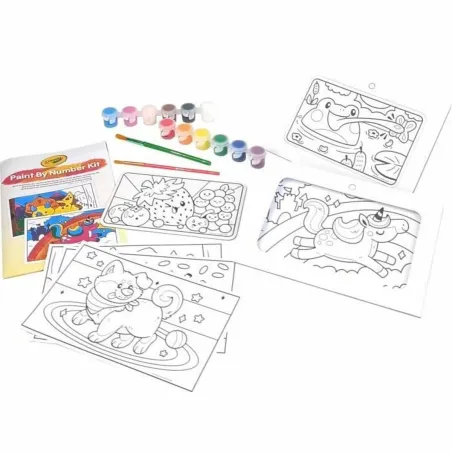 Värvide nummerdatud komplekt Crayola