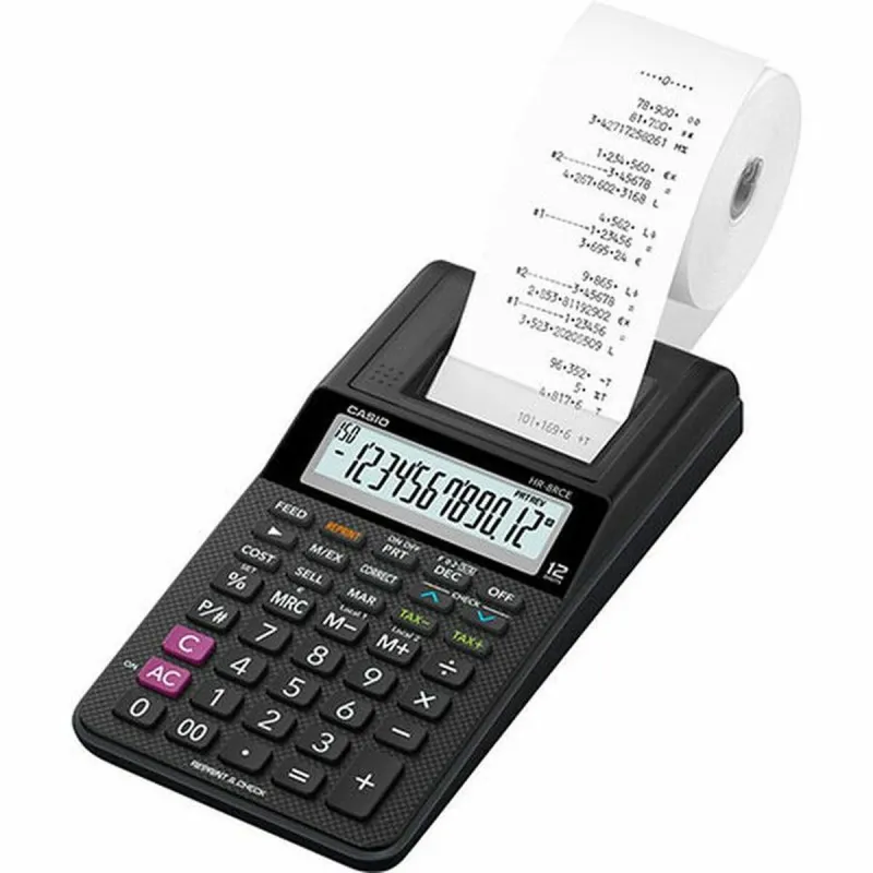 Printer calculator Casio Black
