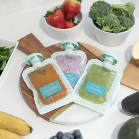 Pārtikas konservēšanas trauks Infantino Balts Plastmasa