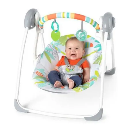Keinutuoli Ingenuity Compact portable swing Monivärinen eläimet