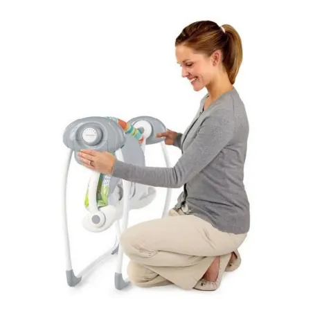 Kiiktool Ingenuity Compact portable swing Mitmevärviline loomad