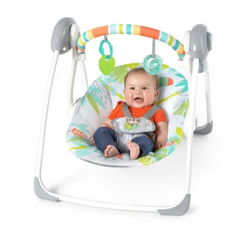 Kiiktool Ingenuity Compact portable swing Mitmevärviline loomad