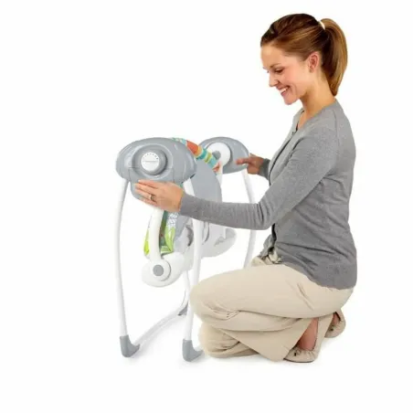 Kiiktool Ingenuity Compact portable swing Mitmevärviline loomad