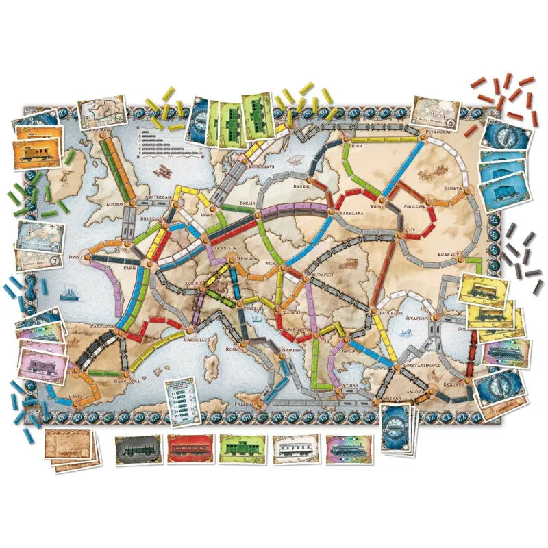 Board game Asmodee The Adventurers of Rail Europe
