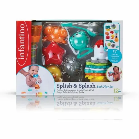 Kylpylelusetti Infantino Bath Set 17 Kappaletta vedenalainen