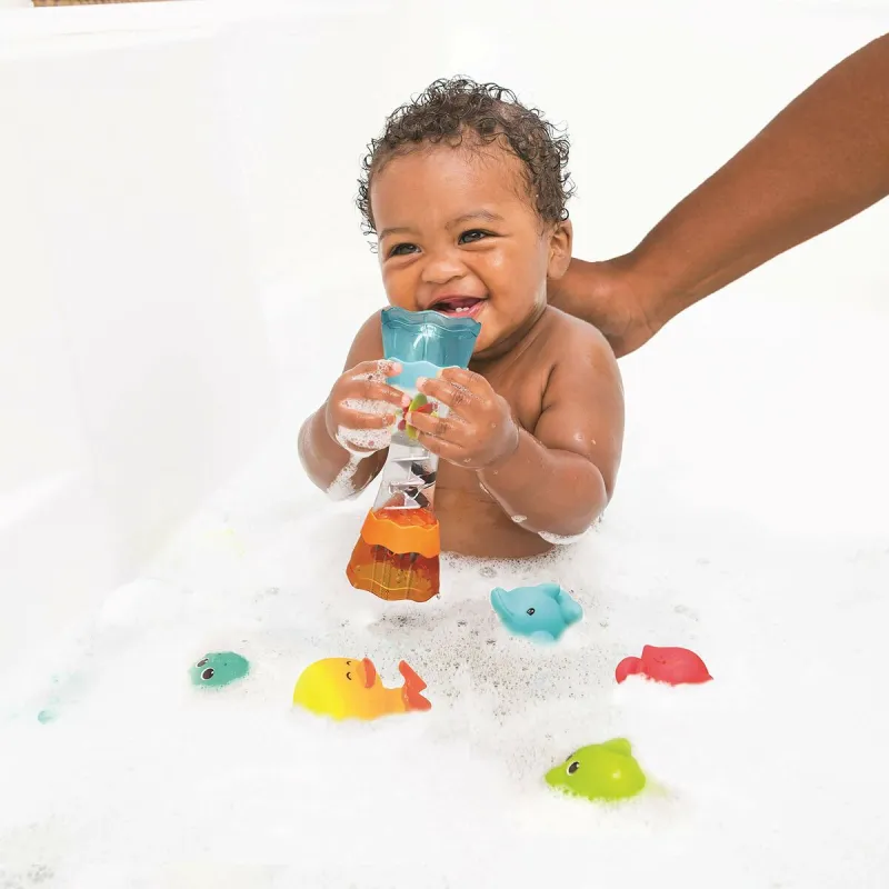 Kylpylelusetti Infantino Bath Set 17 Kappaletta vedenalainen