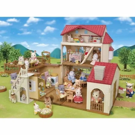 Playset Sylvanian Families Red Roof Country Home Leļļu māja Trusis