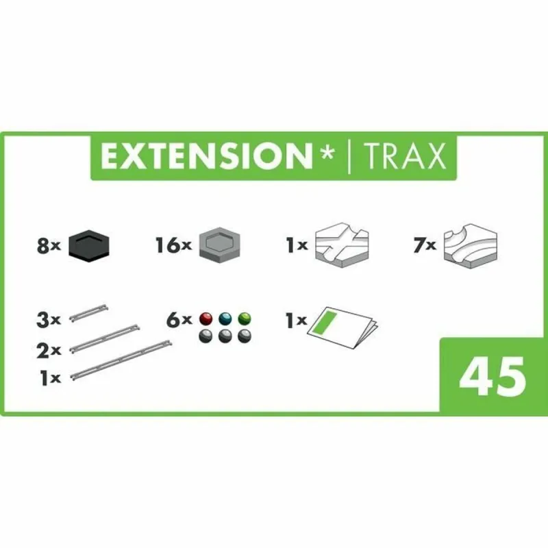 Spēlētāji Ravensburger GraviTrax Set d'Extension Trax / Rails - 224142