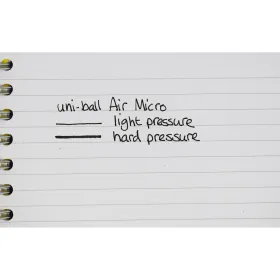 Ручка с жидкими чернилами Uni-Ball Air Micro UBA-188-M Чёрный 0,5 mm (12 Предметы)