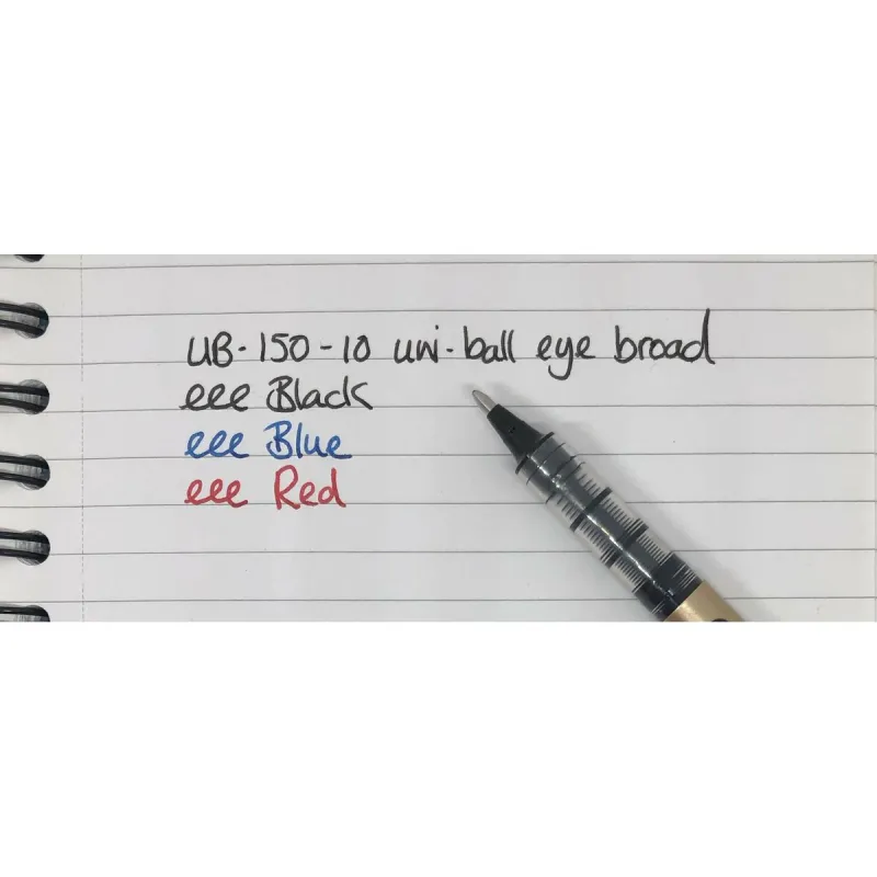 Ручка с жидкими чернилами Uni-Ball UB-150-10 Синий 1 mm (12 Предметы)