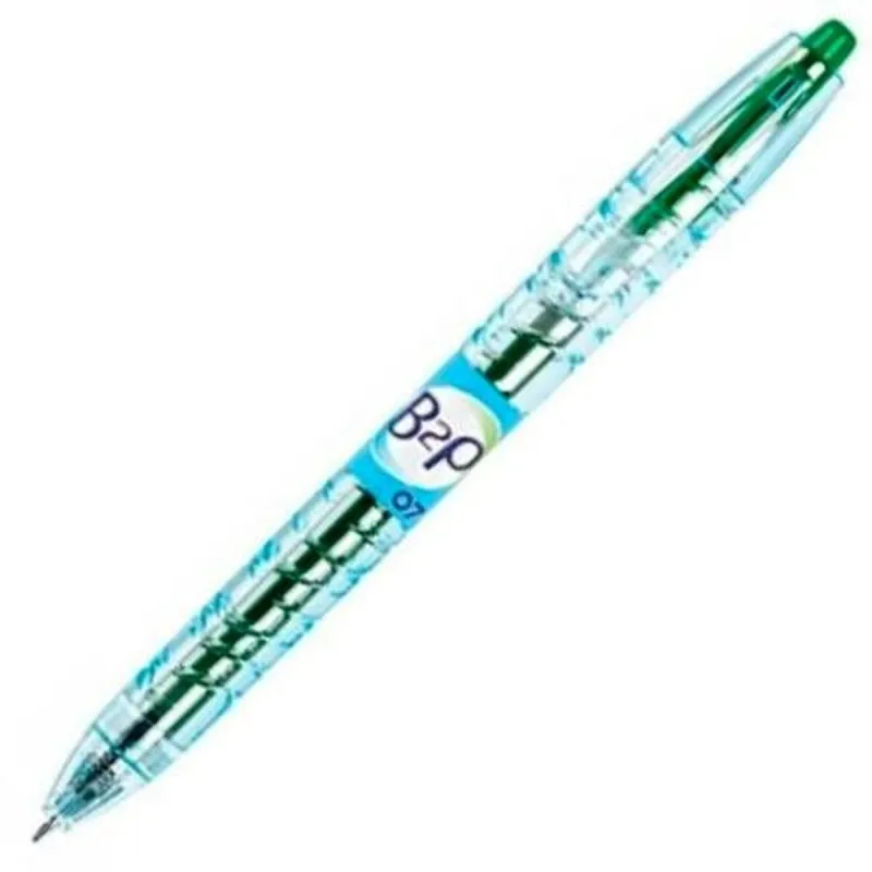 Gel pen Pilot B2P Green 0,4 mm (12 Units)