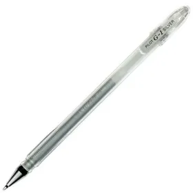 Karžygio Ženklas Roller Pilot G-1 Sidabras 0,4 mm (12 vnt.)