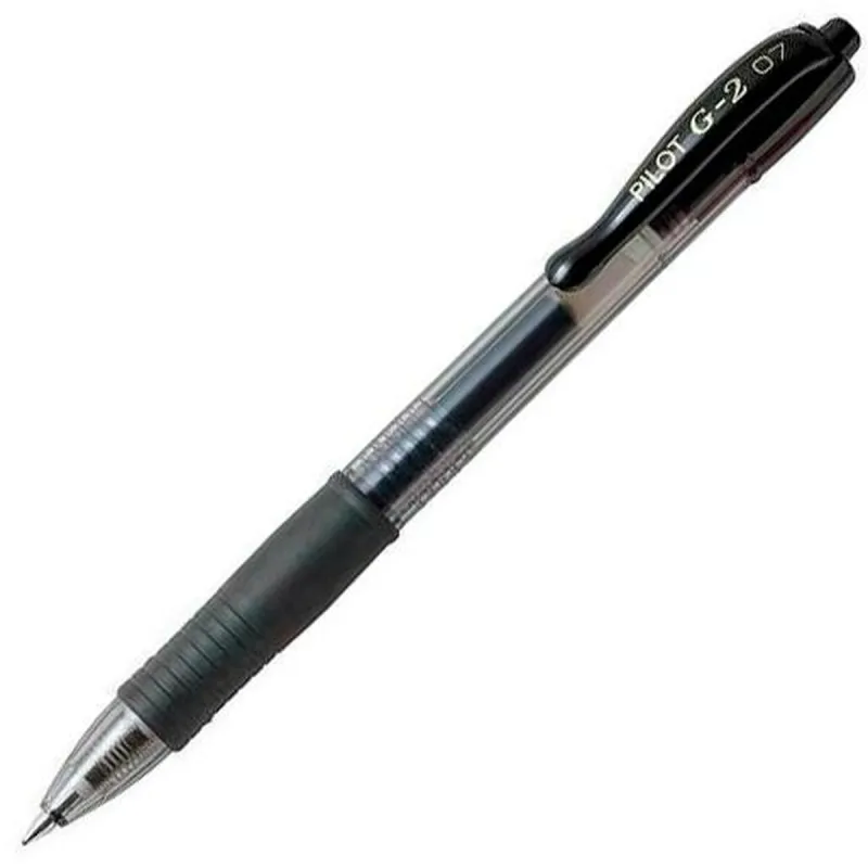 Geelikynä Pilot G-2 07 Musta 0,4 mm (12 osaa)