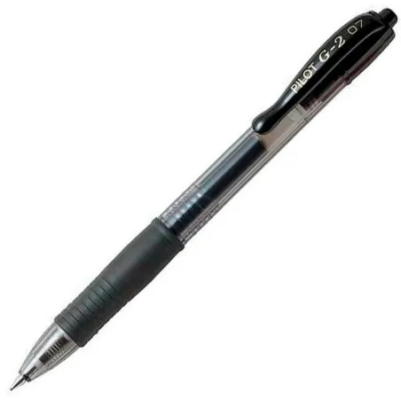 Geelikynä Pilot G-2 07 Musta 0,4 mm (12 osaa)