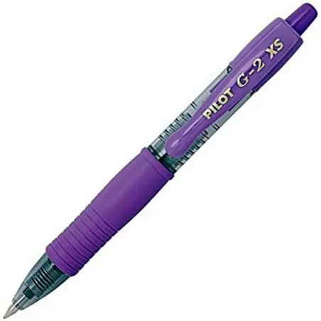 Pildspalva Roller Pilot G-2 XS Ievelkams Violets 0,4 mm (12 gb.)