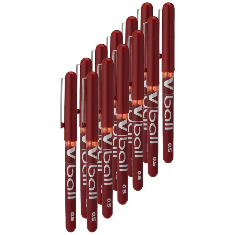 Ручка Pilot BL-VB-5 Красный 0,3 mm (12 штук)