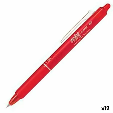 Ручка Pilot Frixion Clicker Стираемые чернила Красный 0,4 mm 12 штук