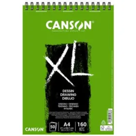 Piirustusalusta Canson XL Drawing Valkoinen A4 5 osaa 50 Levyt 160 g/m2