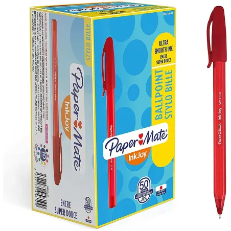 Pildspalva Paper Mate Inkjoy 50 Daudzums Sarkans 1 mm (20 gb.)