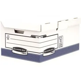 Dokumendite kast Fellowes Maxi Sinine Valge 31 x 39 x 56 cm 10 Ühikut