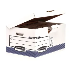 Dokumendite kast Fellowes Maxi Sinine Valge 31 x 39 x 56 cm 10 Ühikut
