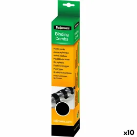 Kierteet sidontaan Fellowes 5330702 Musta 8 mm A4 PVC Muovinen (25 osaa)