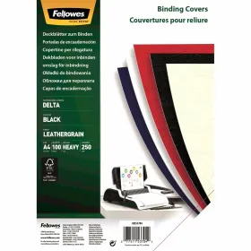 Binding Covers Fellowes Delta 100 Kappaletta Musta A4 Kartonki (10 osaa)