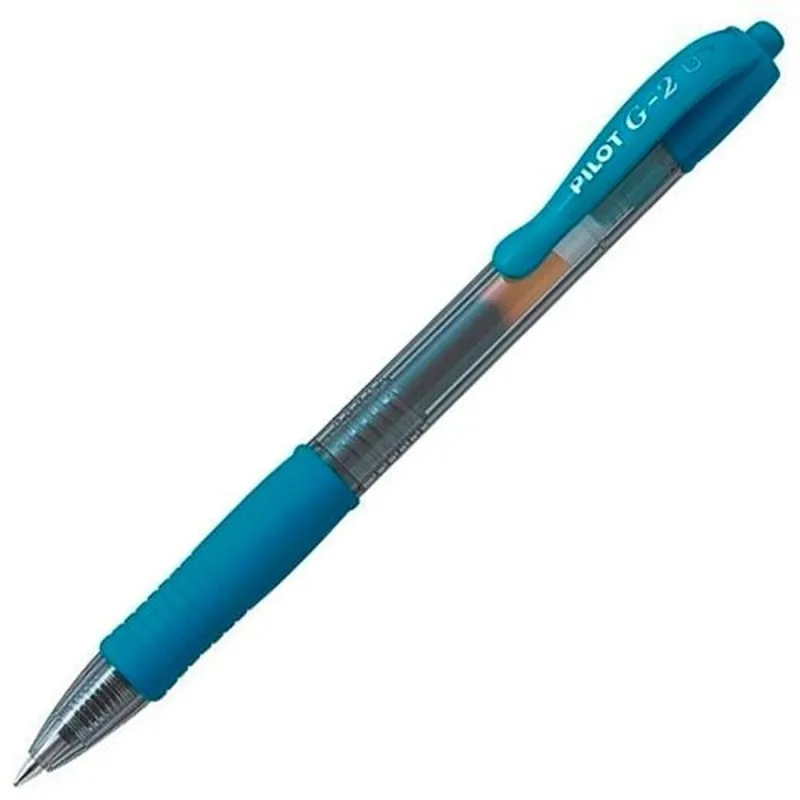 Gelio rašiklis Pilot G-2 Mėlyna Turkis 0,4 mm (12 vnt.)