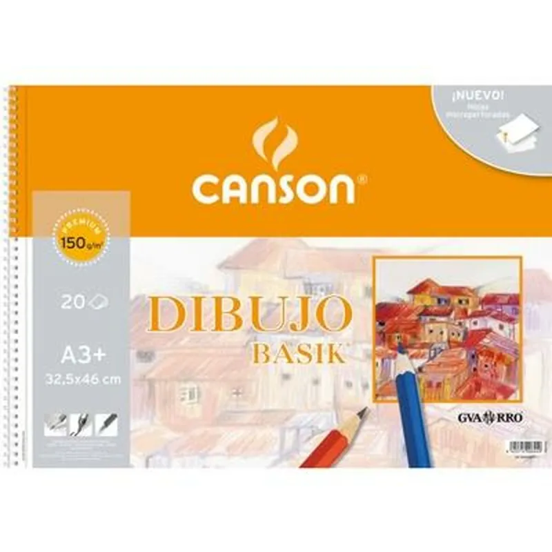Piirustusalusta Canson Basik Mikroperforoitu 20 Levyt A3 (10 osaa)