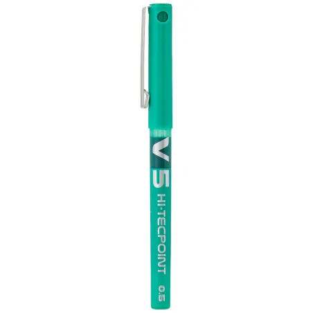 Šķidrās tintes pildspalva Pilot V-5 Hi-Tecpoint Zaļš 0,3 mm (12 gb.)