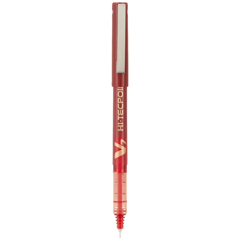 Ручка с жидкими чернилами Pilot V7 Hi-Tecpoint Красный 0,5 mm (12 штук)