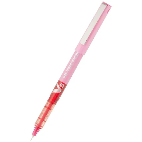 Ручка с жидкими чернилами Pilot V-5 Hi-Tecpoint Розовый 0,3 mm (12 штук)