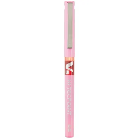 Ручка с жидкими чернилами Pilot V-5 Hi-Tecpoint Розовый 0,3 mm (12 штук)