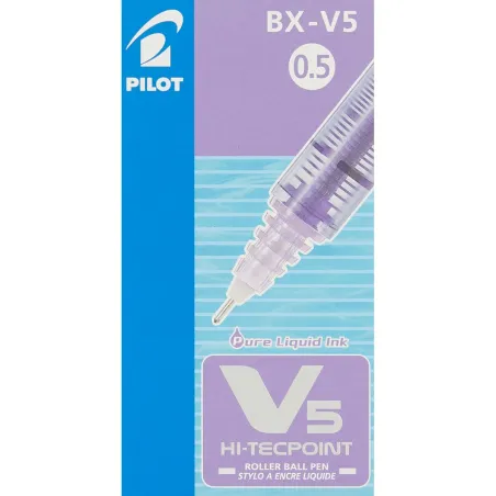 Ручка с жидкими чернилами Pilot V-5 Hi-Tecpoint Фиолетовый 0,3 mm (12 штук)