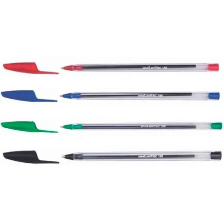 Ручка Molin BASIC CRISTAL BALL Прозрачный 1 mm Зеленый 50 штук