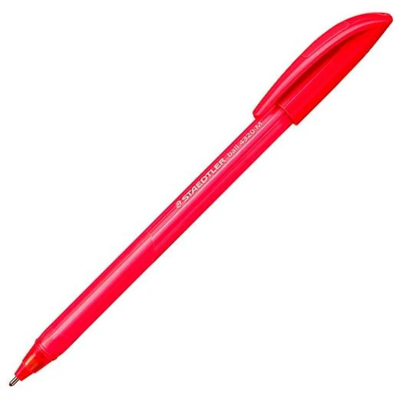 Набор ручек Staedtler Ball 4320 Красный 1 mm (100 штук)