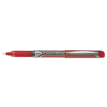 Rašiklis su skystu rašalu Pilot V-5 GRIP HI-TECPOINT Raudona 0,5 mm (12 vnt.)