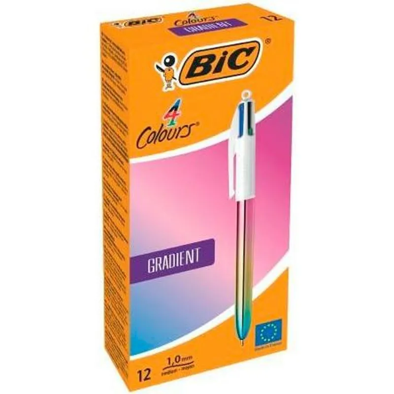 Набор ручек Bic GRADIENT Разноцветный 0,32 mm (18 штук) (12 Предметы)