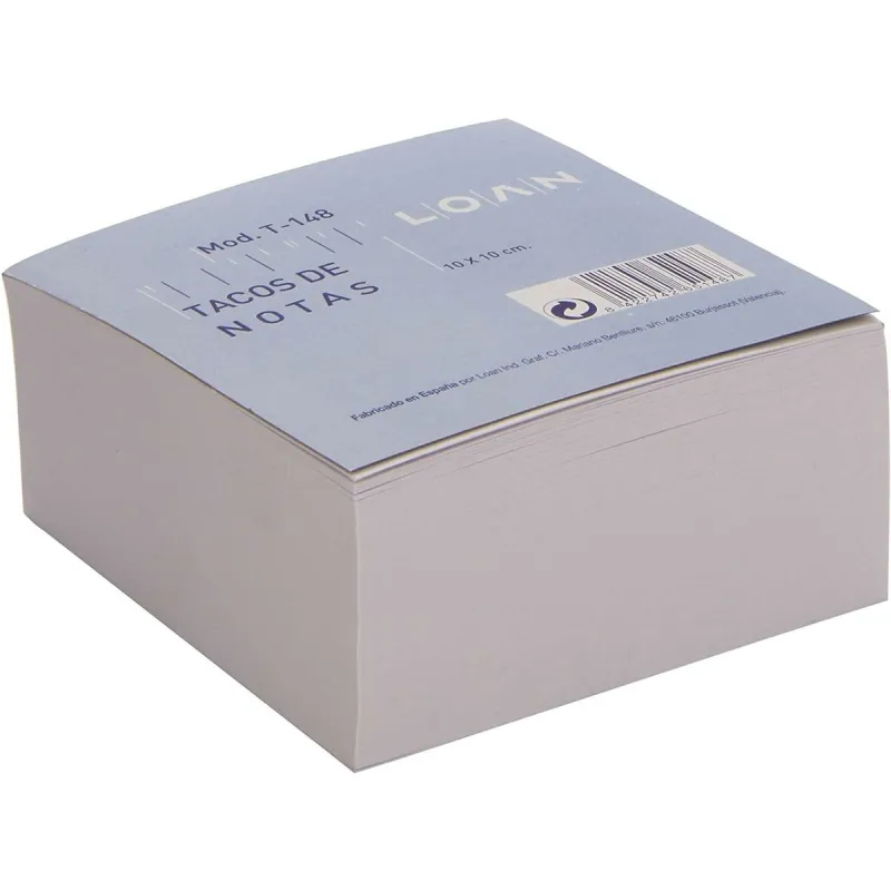 Piezīmju Bloku Balts 500 Loksnes 10 x 10 cm (60 gb.)