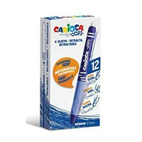 Набор ручек Carioca Синий 0,7 mm (24 штук) (12 Предметы)