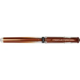 Гелевая ручка Uni-Ball SIGNO BROAD Бронзовый 0,6 mm 1,0 mm (12 штук)