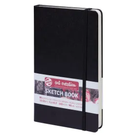 Sketchbook Talens Art Creation Sketch Book Black 80 Sheets 13 x 21 cm (5 Units)