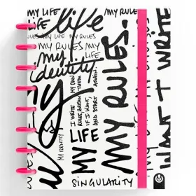 Notebook Carchivo INGENIOX EDIT MY LIFE Pink A5 80 Sheets (2 Units)