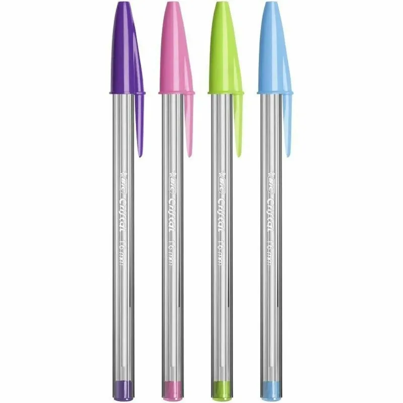 Набор ручек Bic Cristal Fun 921342 Разноцветный 10 Предметы (10 штук)