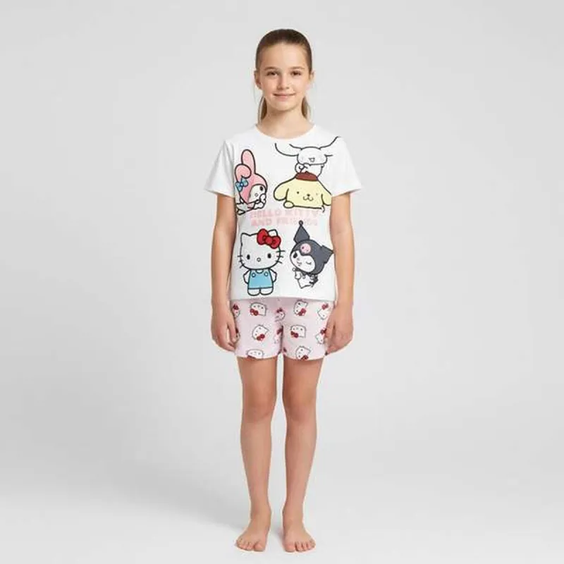 Pajama Bērnu Hello Kitty Balts