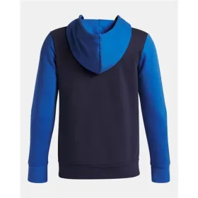 Hooded Sweatshirt for Girls Under Armour Rival Flc Cblck Grphc Hd Blue