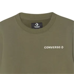 Children’s Sweatshirt without Hood Converse Wordamark Dark green