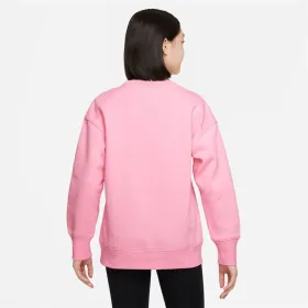 Hoodless Sweatshirt for Girls Nike Sportswear Club Fleece Pink