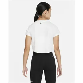Child's Short Sleeve T-Shirt Nike Sportswear White