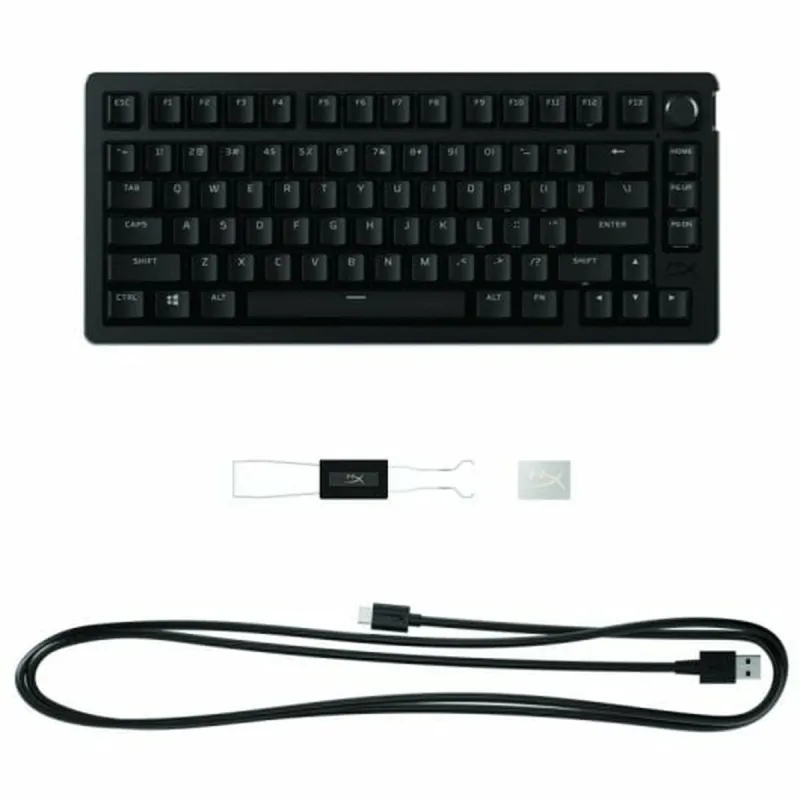 Klaviatūra HyperX RISE 75 Melns